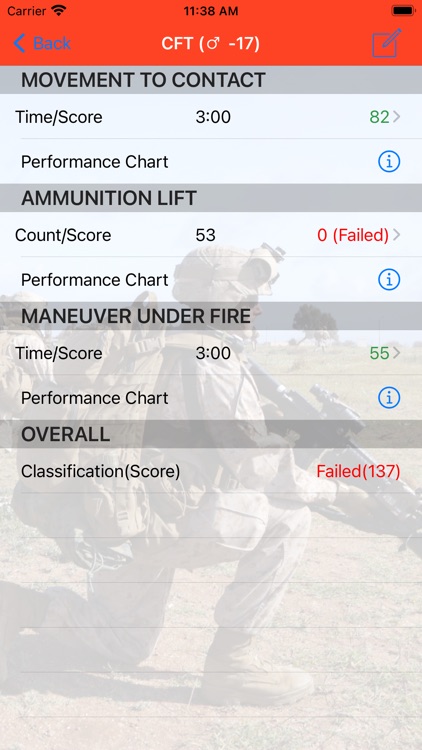 Fitness Calc for Marines screenshot-4