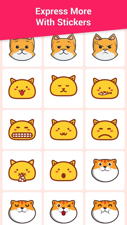 Animated CAT HEADS Stickers screenshot-1
