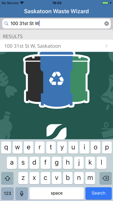 Saskatoon Waste Wizard screenshot 2