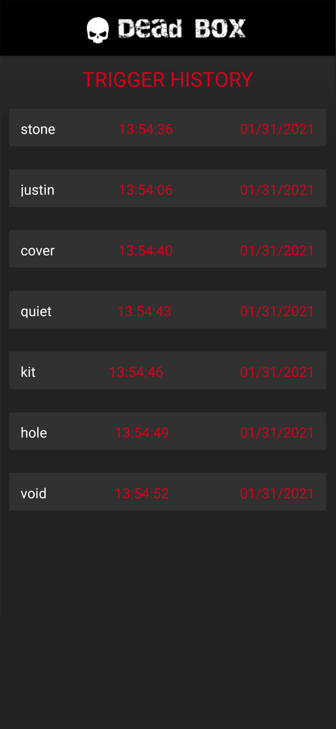 DeadBox - Ghost Hunting App