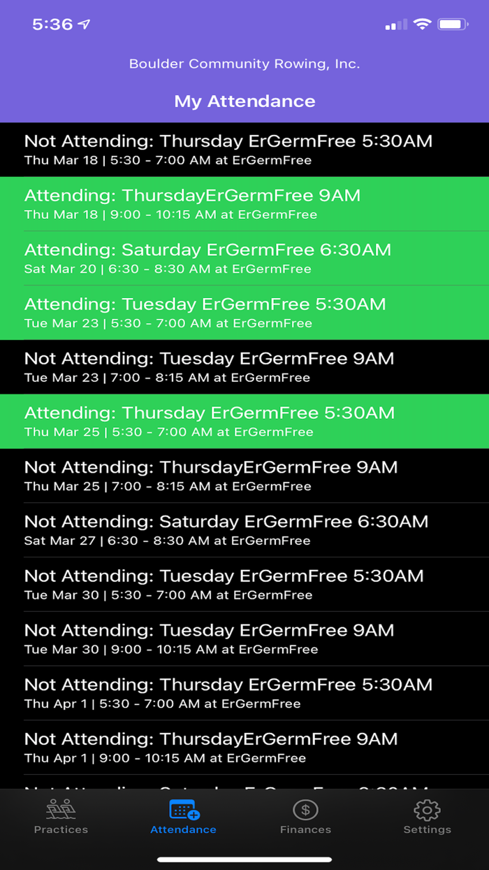 Boathouse Connect - Athlete