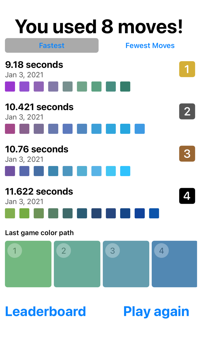 Color Blocks Puzzle Game