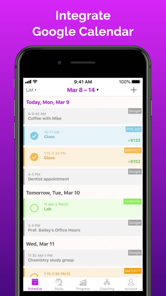 chipper college daily planner app for iphone free college planner app