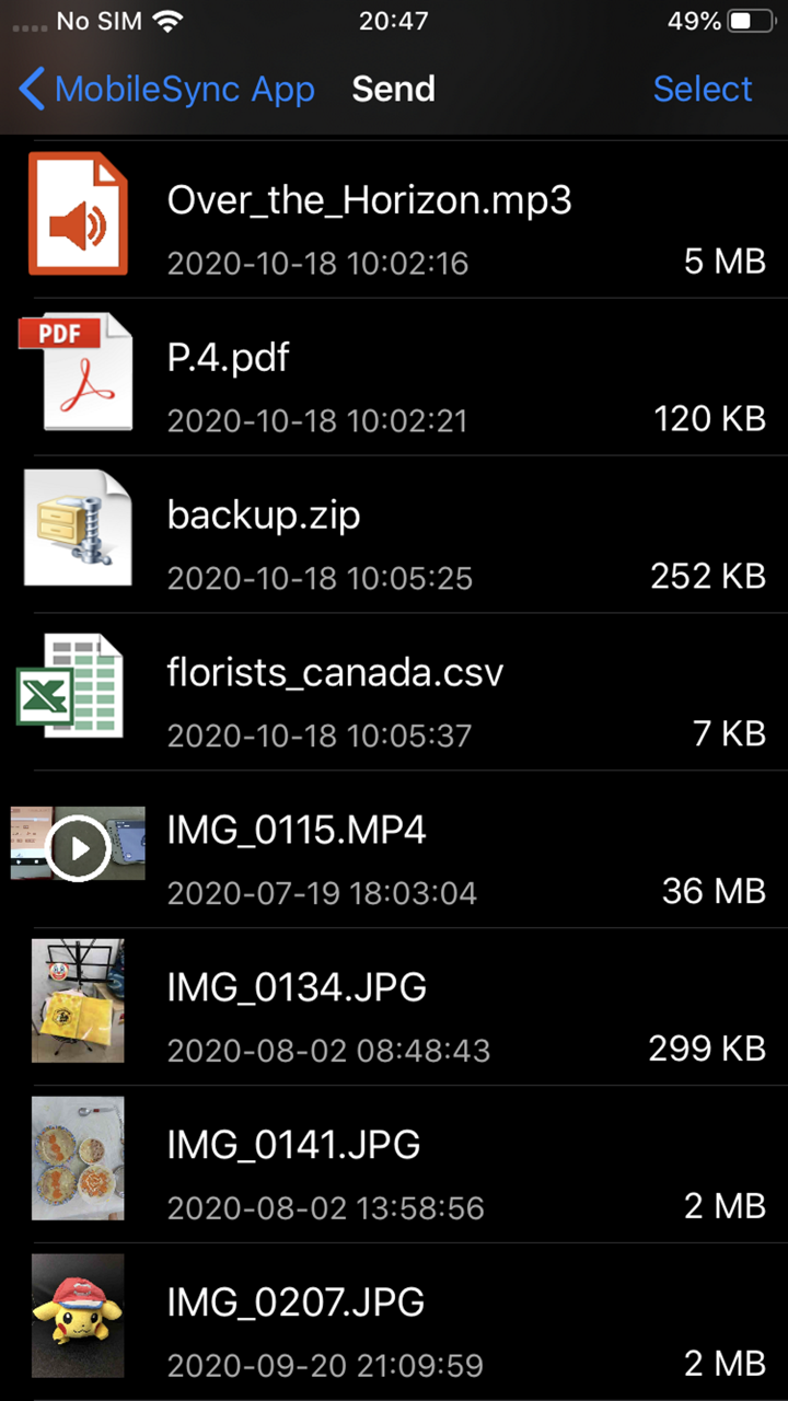 MobileSync App-Transfer&Share screenshot 2