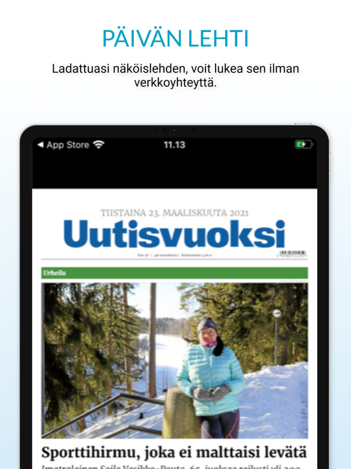 Uutisvuoksi, päivän lehti