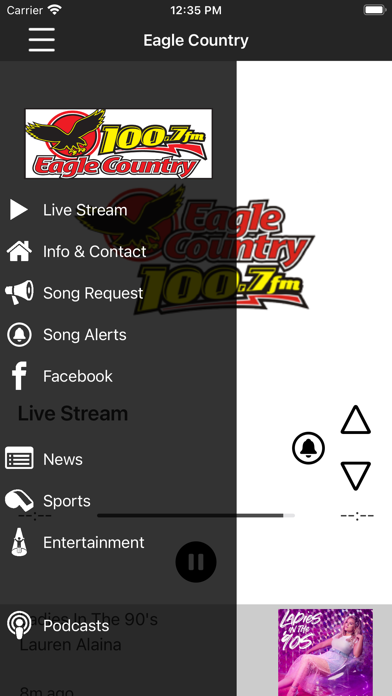 How to cancel & delete 100.7 Eagle Country from iphone & ipad 2