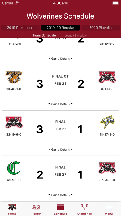 Whitecourt Wolverines screenshot 4