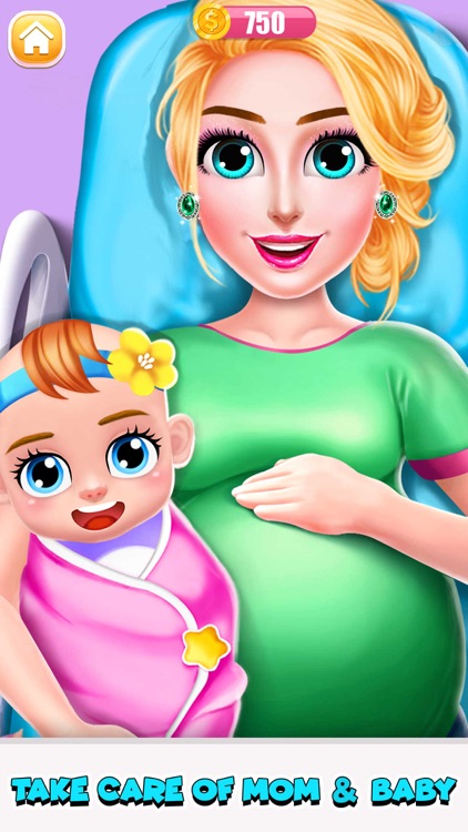 Newborn Baby Care - Girls Game : a wonderful baby care simulation game -  your kids can play at being mommy!