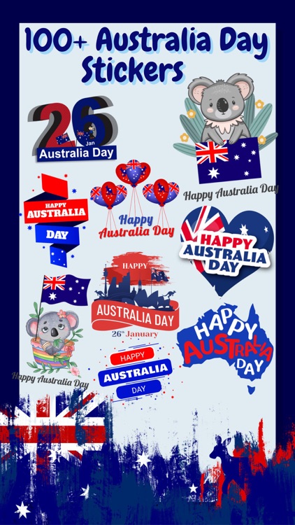 Australia Day Emoji Stickers