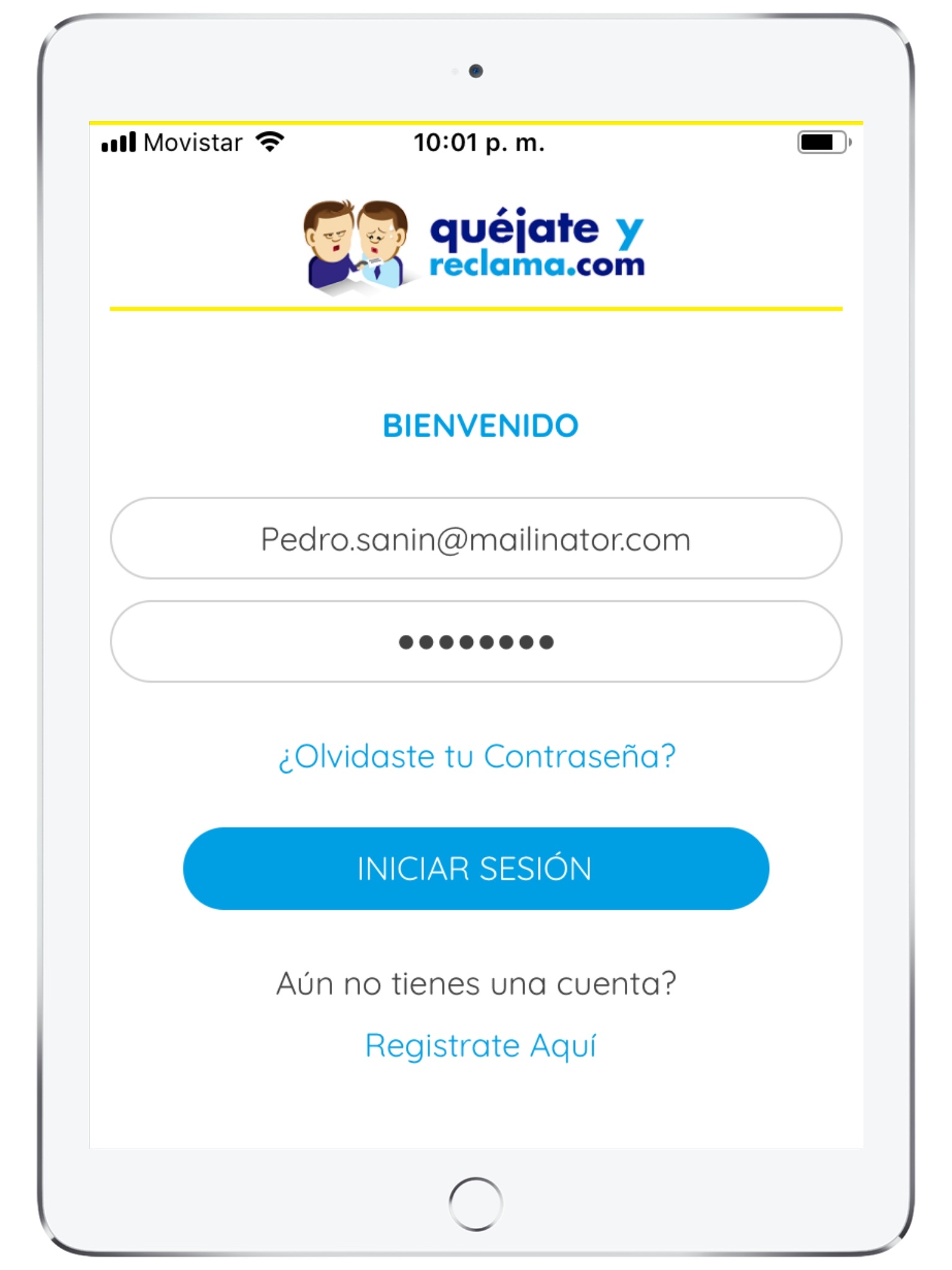 Quejate y Reclama.com screenshot 2