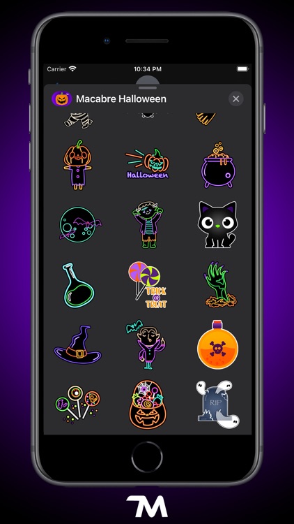 Macabre Halloween Stickers