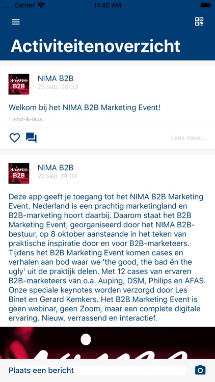 NIMA B2B Marketing Event