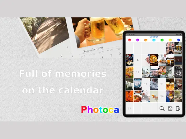 Captura de Pantalla 1 PHOTOCA / fotos calendario iphone