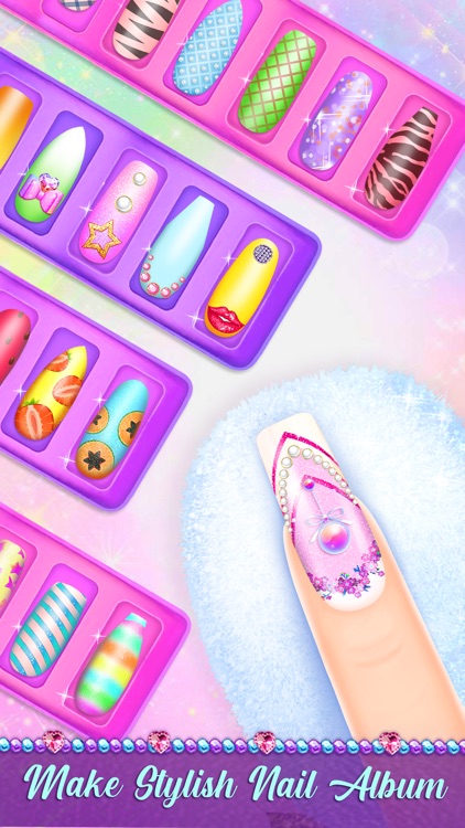 Nail Salon Fashion Girls Game screenshot-4