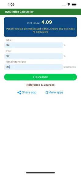 Game screenshot ROX Index Calculator apk