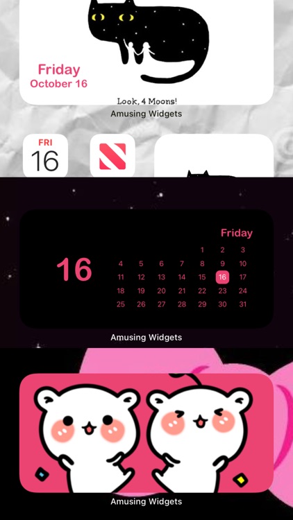Amusing Widgets
