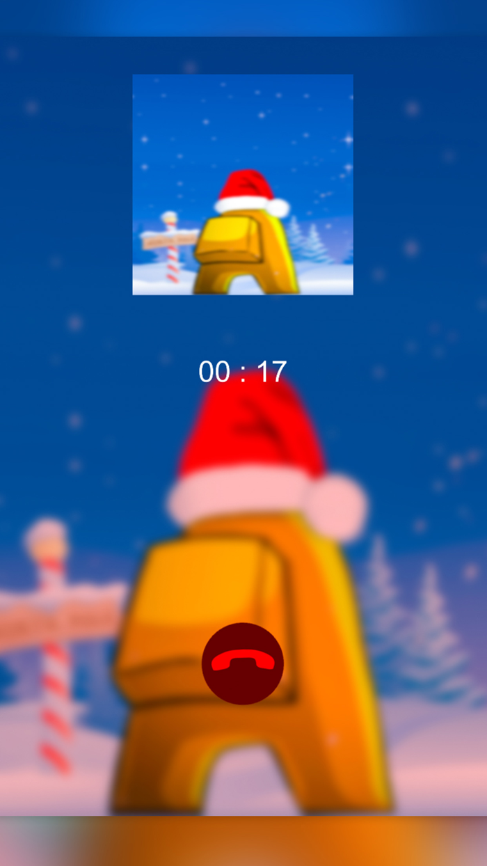 Santa among Santas call