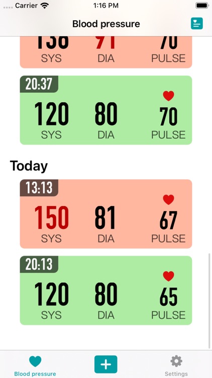 KeepBP - Blood pressure app