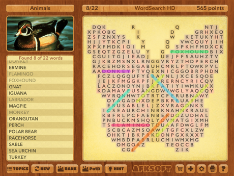 Cheats for WordSearch HD