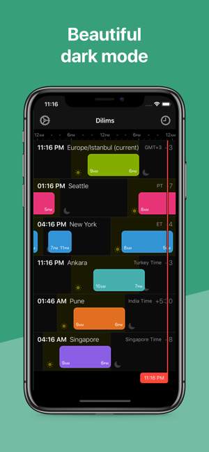 Dilims - Time zones app(圖2)-速報App