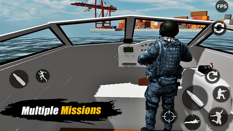 TPS Terrorist Shooter Gun Game screenshot-7