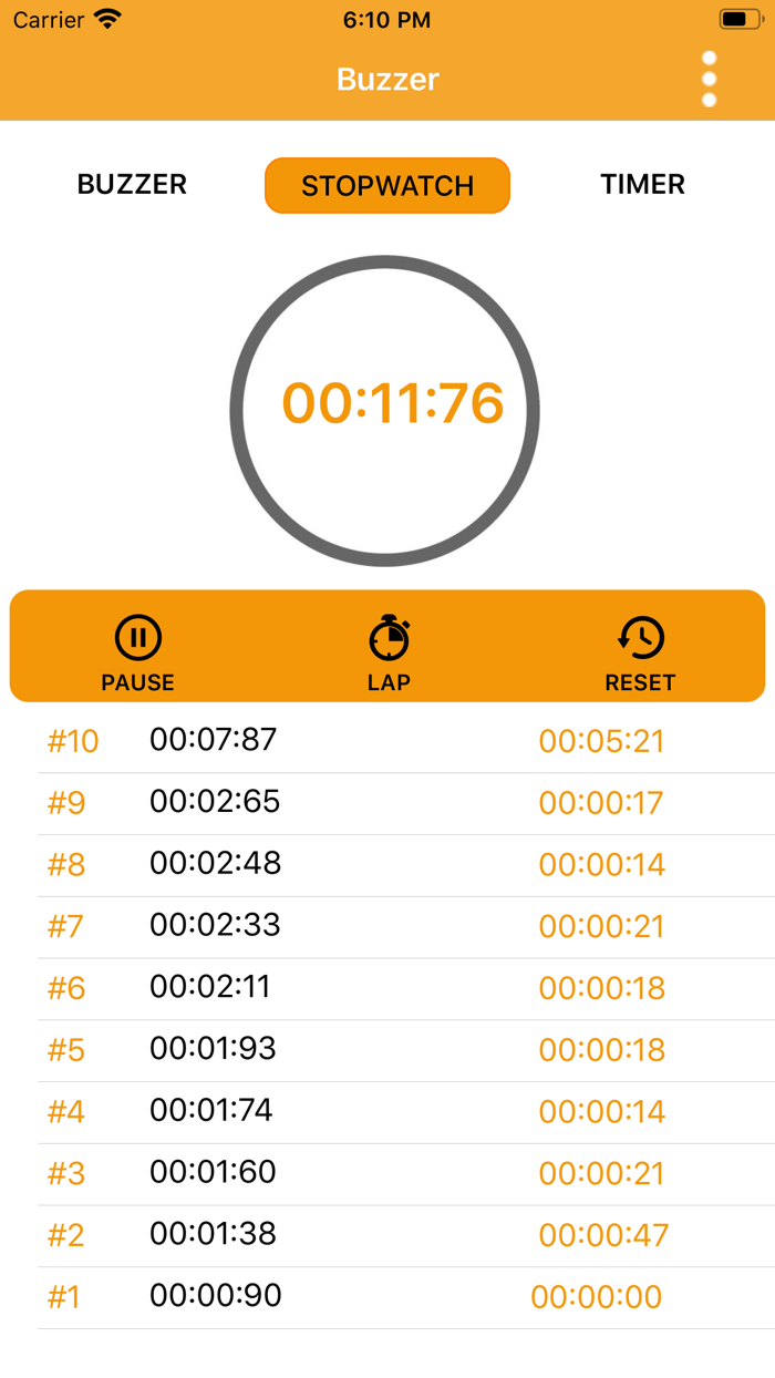Buzzer, Stopwatch  Timer