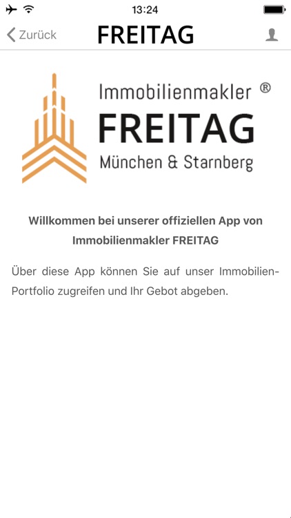 Immobilienmakler FREITAG App