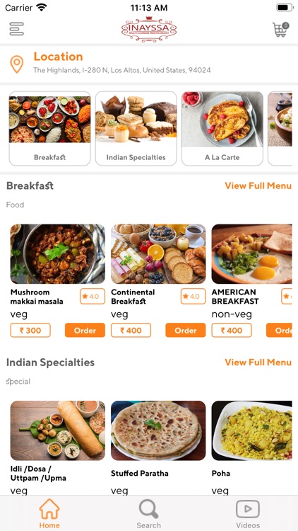 Inayssa Food App