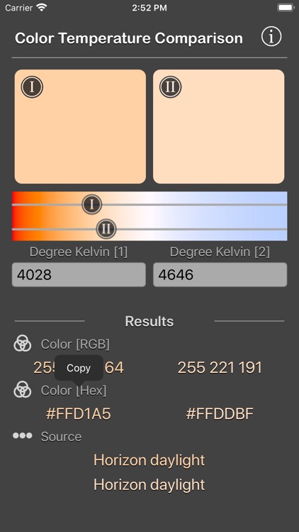 Color Temperature Comparison screenshot-4