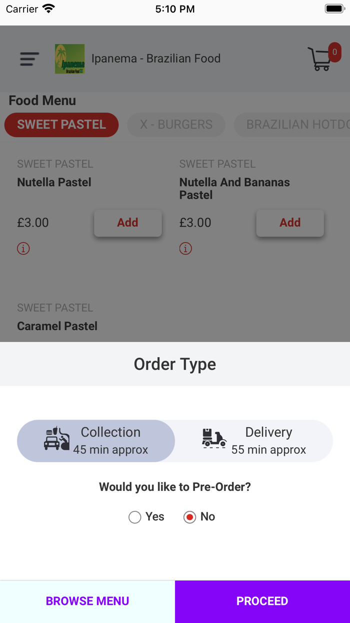 Ipanema Brazilian Food