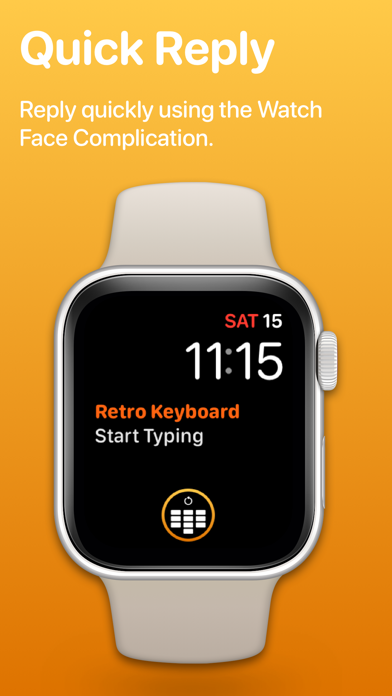Retro Keyboard: Watch Keyboard screenshot 3