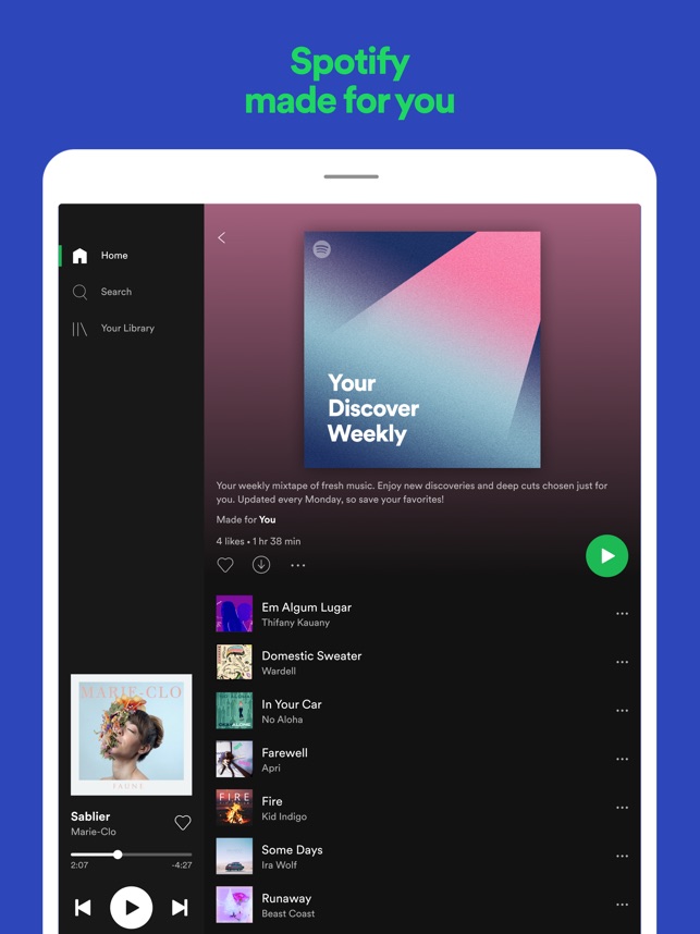 Spotify New Music And Podcasts On The App Store - download mp3 roblox studio free kindle fire 2018 free