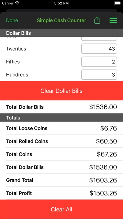 Simple Cash Counter screenshot-1