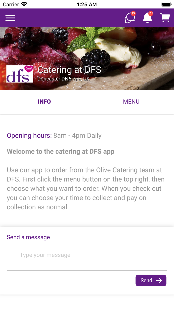Catering at DFS