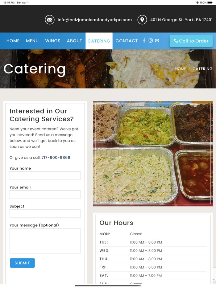 Nelz Jamaican Food  Wings