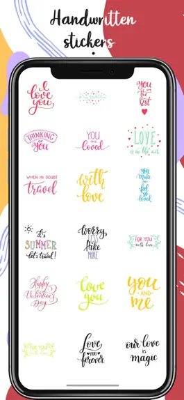 Game screenshot Handwritten Stickers! mod apk