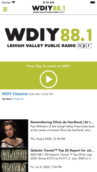 How to cancel & delete WDIY 88.1 NPR Radio from iphone & ipad 1