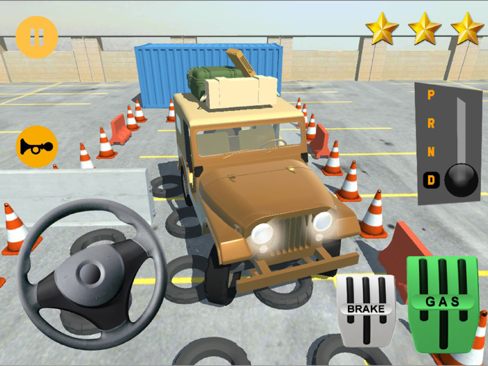 Classic Jeep Stunt Parking 3D
