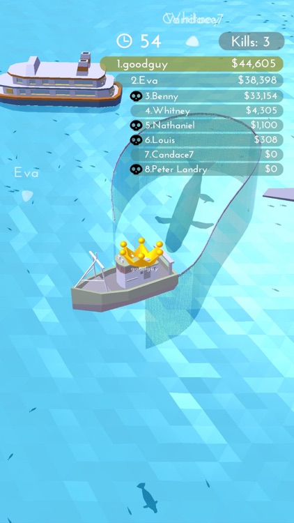 Fishingnet 3D: Battle io game screenshot-8