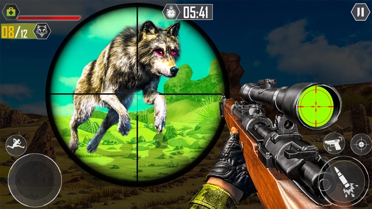 Wolf Simulator & Hunting Games screenshot-1