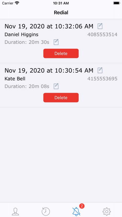 Redial Automatic Call Recorder