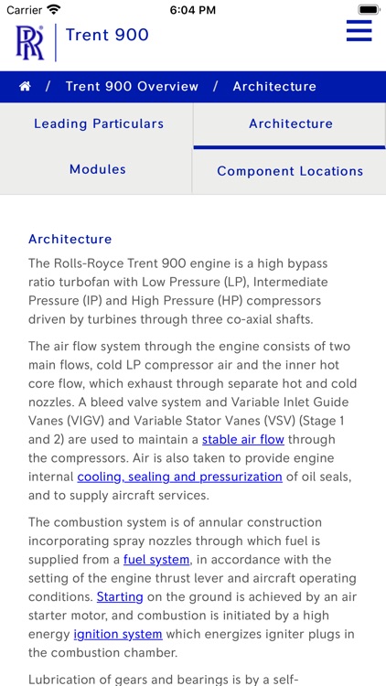 Trent 900 Pilot Guide