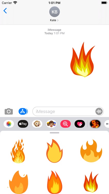 Fire Stickers screenshot-3
