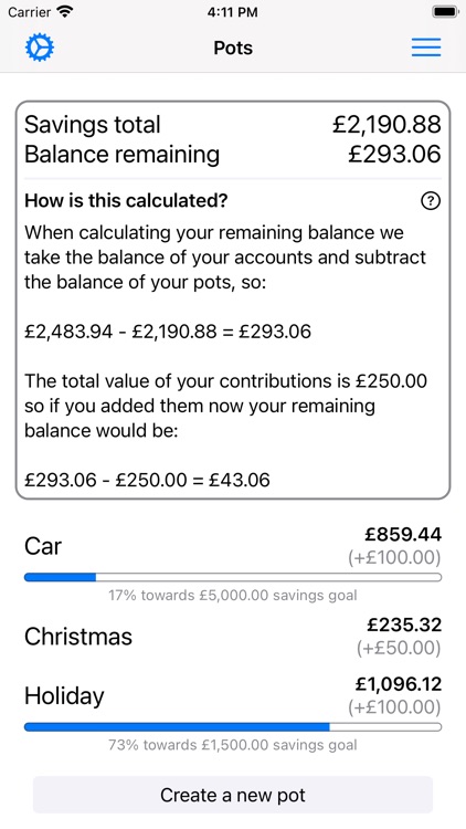 Savings Planner screenshot-3