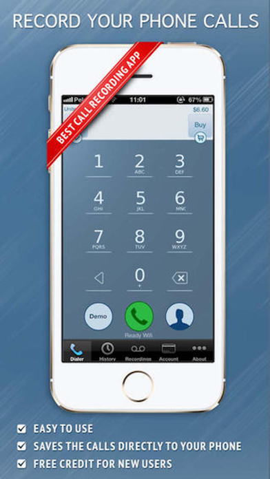 Call Recorder - IntCall Screenshot 1