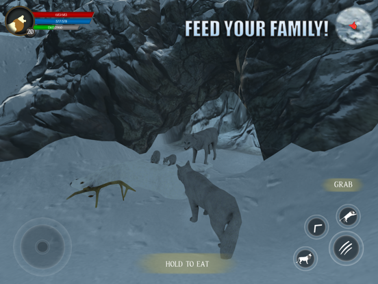Arctic Wolf Survival Simulator screenshot 2