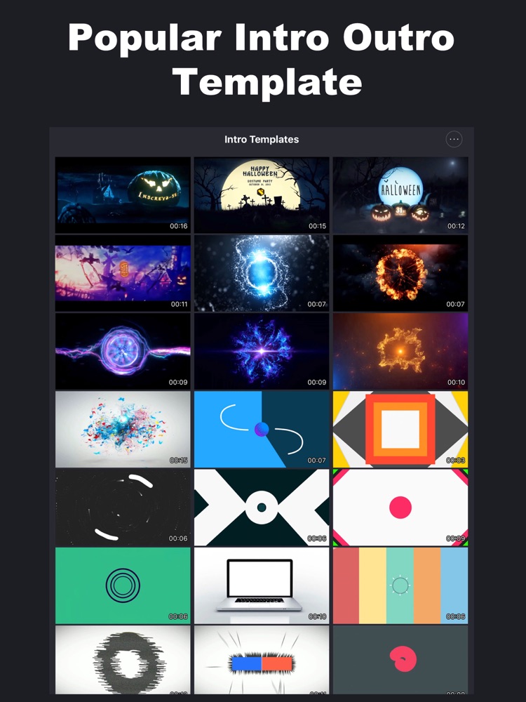 Intro Aide Outro Video Maker App for iPhone Free
