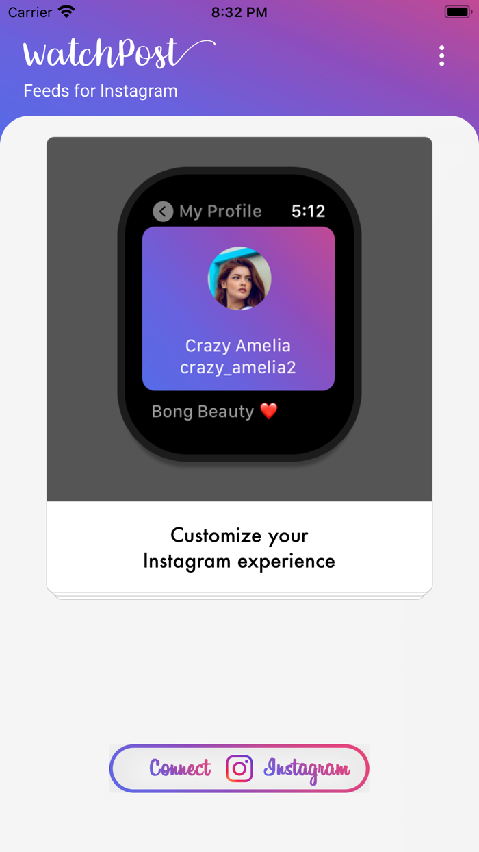 WatchPost for Instagram Feeds