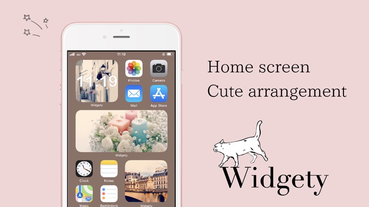 Widgety-Design Home scree‪n