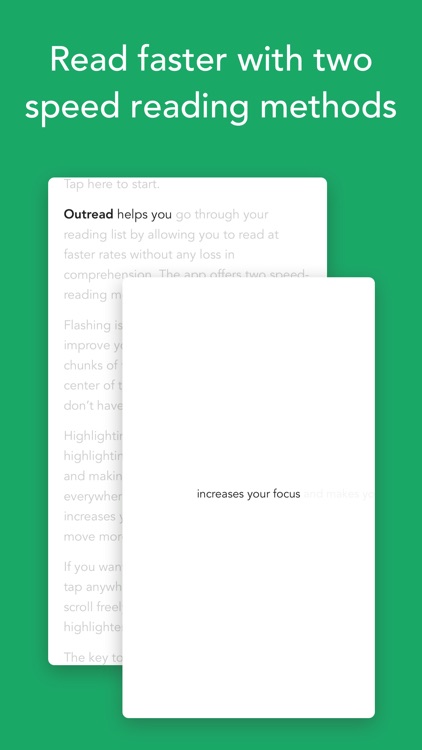 Outread: Speed Reading Trainer screenshot-0